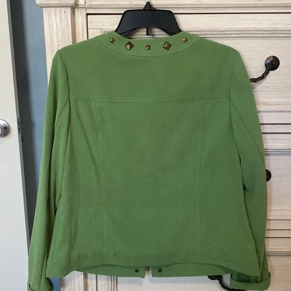 So Soft Casual Green Lightweight Jacket Size S - Picture 3 of 3